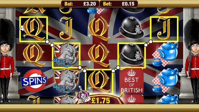 Best Of British Slot Icons Online